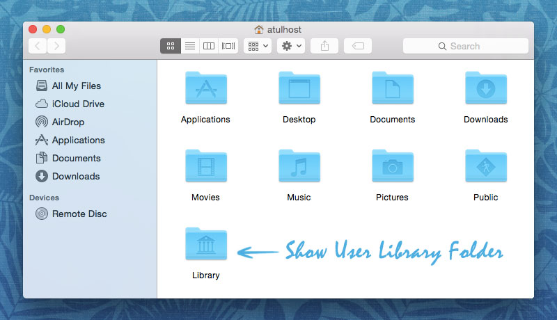 How To Get To Mac Library Folder