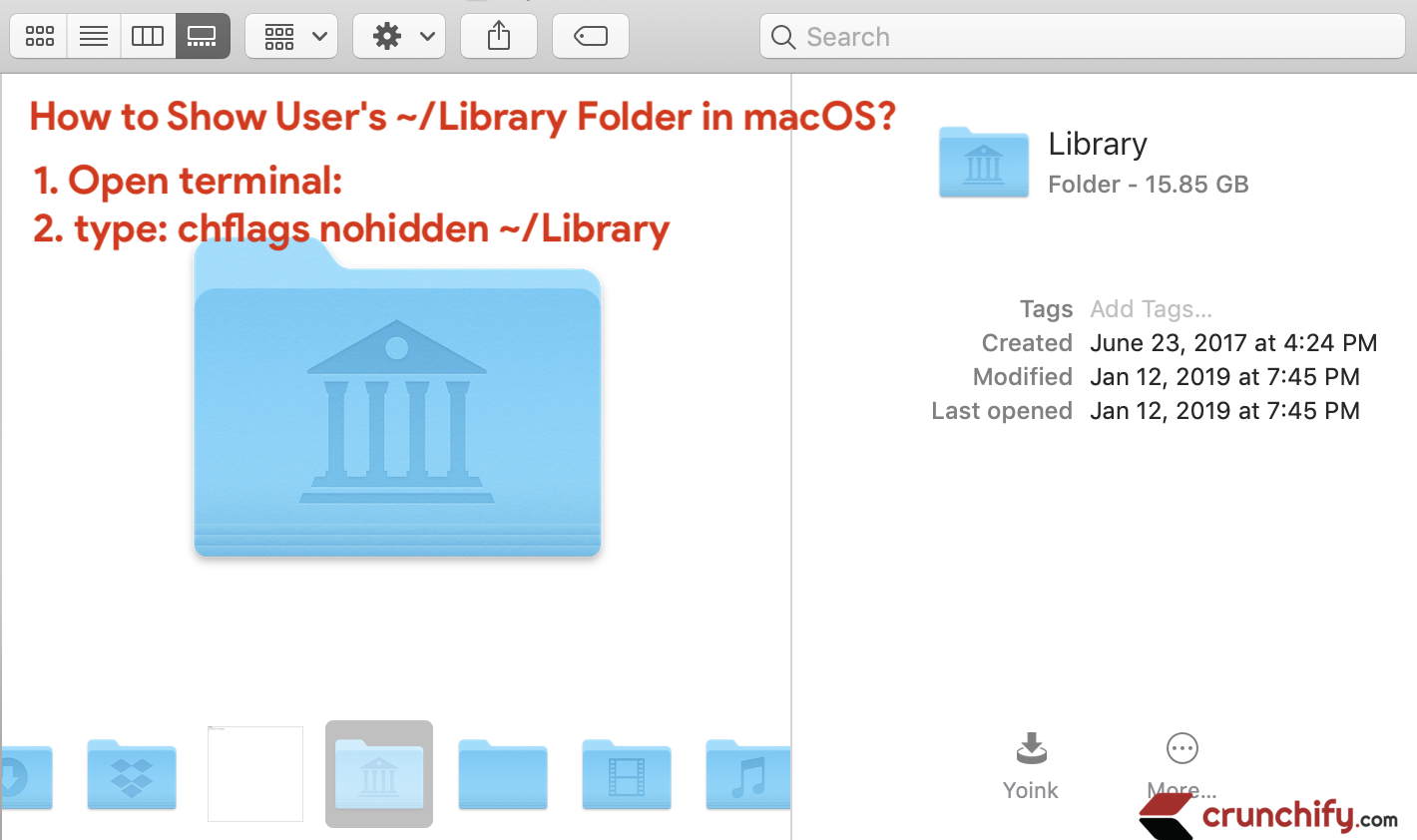 How To Show Hidden Library Folder Mac Catalina